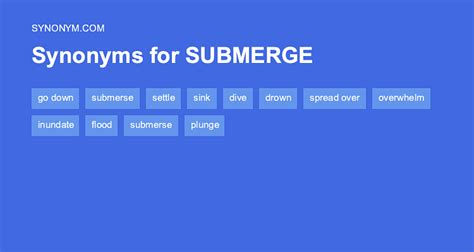 submerged synonym